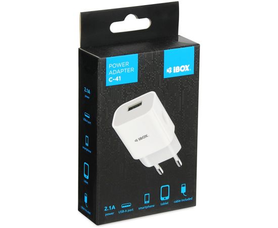 Ibox WALL CHARGER I-BOX C-41 2,4A USB-C