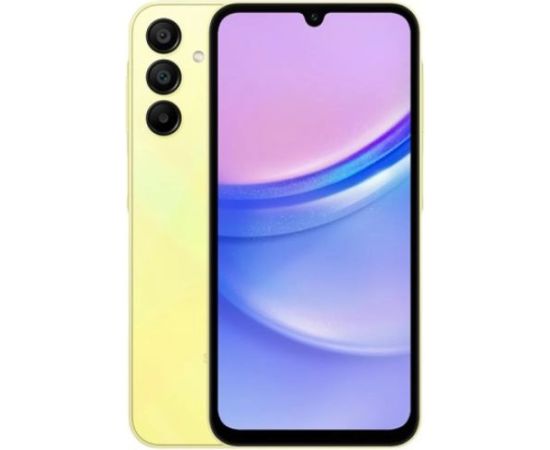 Samsung SM-A156B Galaxy A15 Dual SIM 5G 4GB RAM 128GB Yellow EU Mobilie telefoni