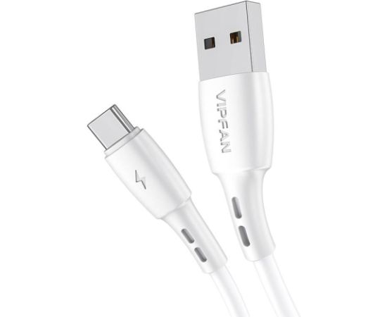 USB to USB-C cable Vipfan Racing X05, 3A, 3m (white)