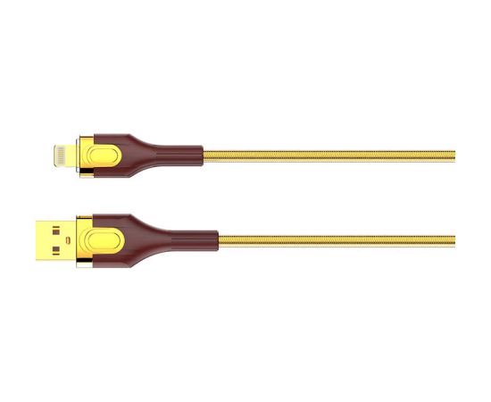 LDNIO LS681, USB - Lightning, 1m, 30W Cable (Gold)