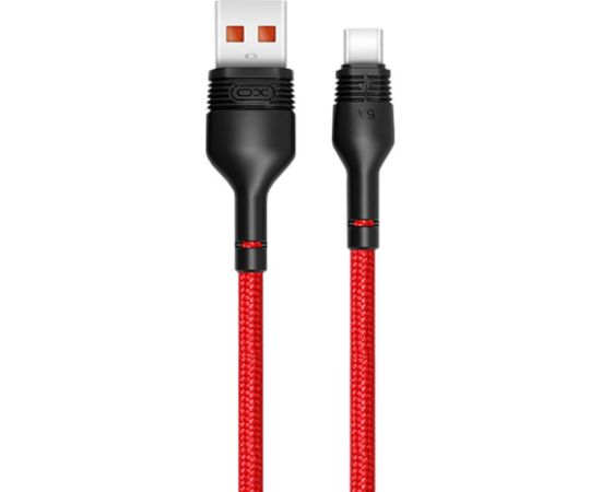 USB to USB-C cable XO NB55 5A, 1m (red)