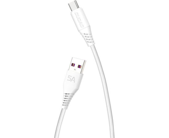 USB to USB-C Cable Dudao L2T 5A, 2m (White)