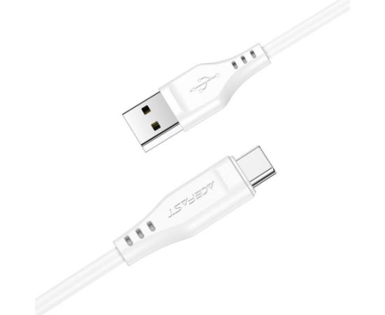 USB to USB-C Acefast C3-04 cable, 1.2m (white)