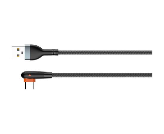 Cable USB to USB-C LDNIO LS561, 2.4A, 1m (black)