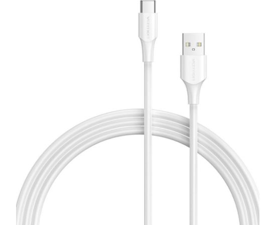 USB 2.0 A to USB-C 3A Cable Vention CTHWH 2m White