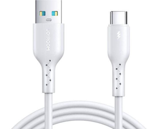 Cable Flash Charge USB to USB-C Joyroom SA26-AC3 / 3A / 1m (white)