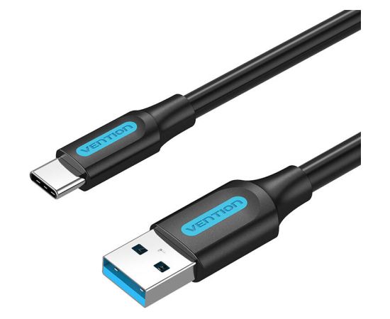 USB 3.0 A to USB-C Cable Vention COZBG 1.5m Black PVC