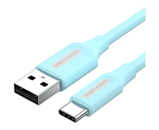 USB 2.0 A to USB-C 3A Cable Vention COKSF 1m Light Blue