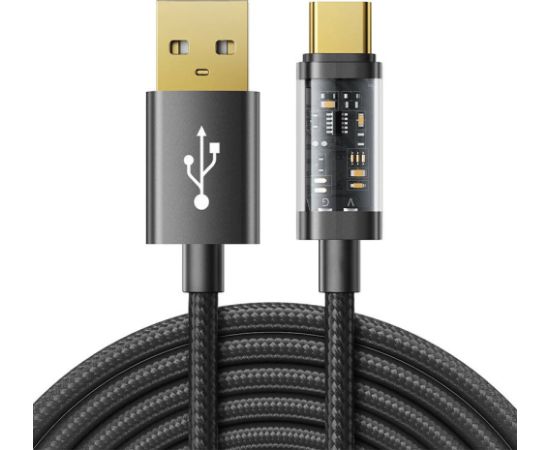 USB to USB-C cable Joyroom S-UC027A12 3A, 1.2m (black)