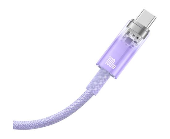 Quick Charge USB-C Baseus  6A, 2m (purple)