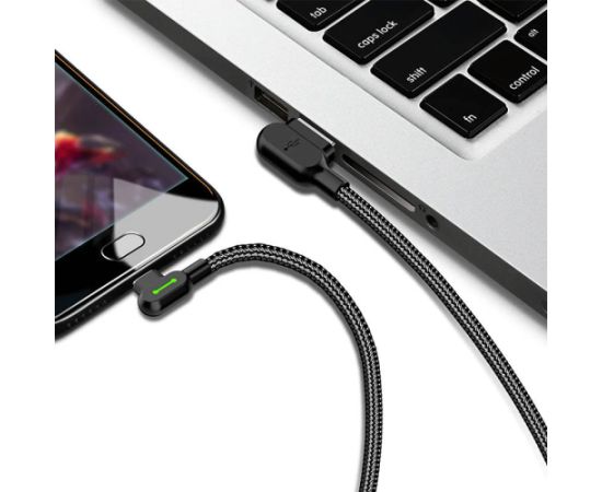 USB to USB-C cable Mcdodo CA-5280 LED, 1.2m (black)