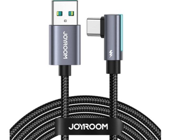 USB to USB-C cable, angled Joyroom S-AC027A17 3A, 1.2m (black)
