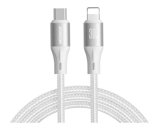 Cable Joyroom Light-Speed USB-C to Lightning  SA25-CL3 , 30W , 1.2m (white)