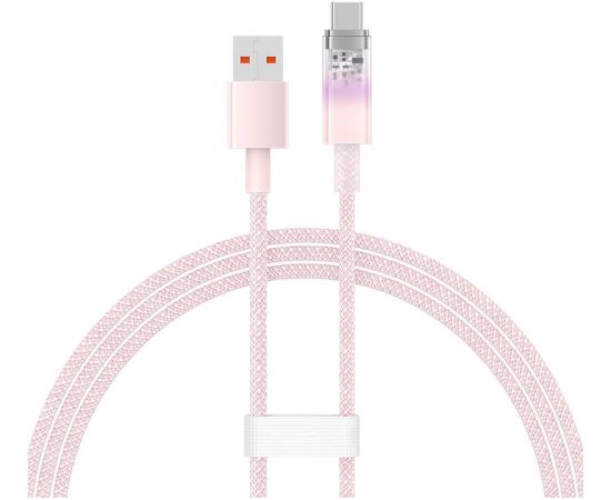 Quick Charge USB-C Baseus  6A, 1m (Pink)