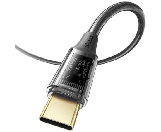 USB to USB-C cable, Mcdodo CA-2090, 6A, 1.2m (black)
