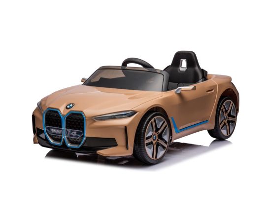 elektromobilis bmw i4, brūns