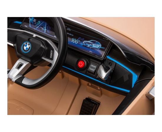 elektromobilis bmw i4, brūns