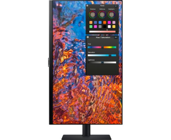 SAMSUNG ViewFinity S8UP S27B800PXP, LED monitor - 27 - black, UltraHD/4K, IPS, USB-C, HDMI