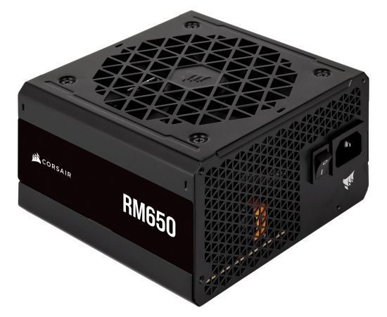 Corsair RM650, PC power supply (black, 4x PCIe, cable management, 650 watts)