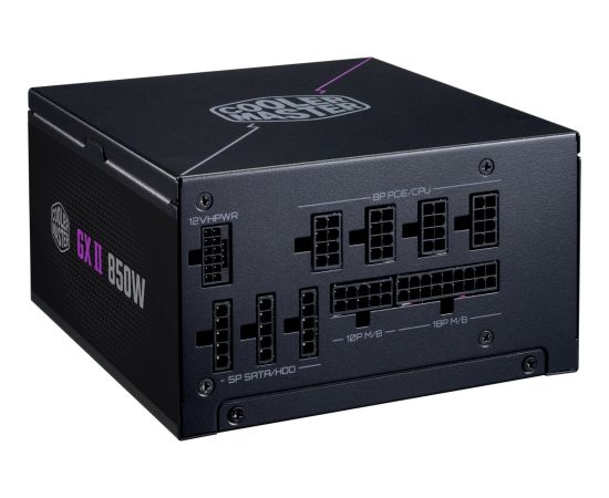 Cooler Master GXII Gold 850W, PC power supply (1x 12 pin PCIe, 4x PCIe, cable management, 850 watts)