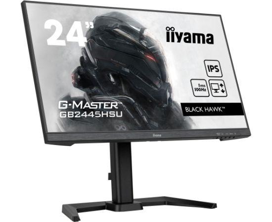 iiyama G-Master GB2445HSU-B1, gaming monitor - 24 -  black (matt), FullHD, IPS, AMD Free-Sync, 100Hz panel