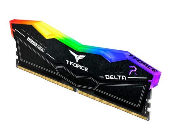 Team Group DDR5 - 32GB - 8000 - CL - 38 (2x 16 GB) dual kit, RAM (black, FF3D532G8000HC38DDC01, Delta RGB, INTEL XMP)