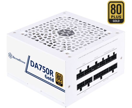 SilverStone SST-DA750R-GMA-WWW, PC power supply (white, 1x 12-pin ATX3.0, 4x PCIe, cable management, 750 watts)