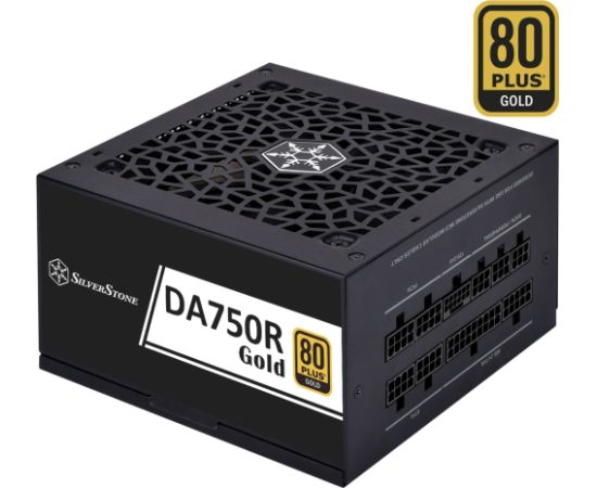 SilverStone SST-DA750R-GMA, PC power supply (black, 1x 12-pin ATX3.0, 4x PCIe, cable management, 750 watts)