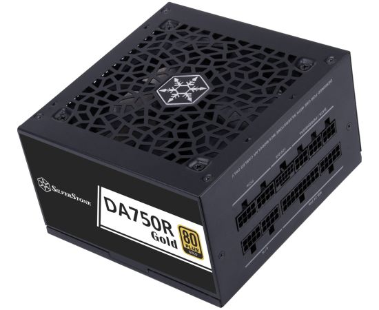 SilverStone SST-DA750R-GMA, PC power supply (black, 1x 12-pin ATX3.0, 4x PCIe, cable management, 750 watts)