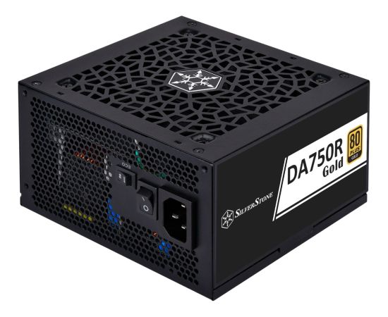 SilverStone SST-DA750R-GMA, PC power supply (black, 1x 12-pin ATX3.0, 4x PCIe, cable management, 750 watts)