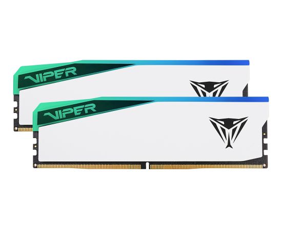 Patriot DDR5 - 96GB - 6000 - CL - 42 (2x 48 GB) dual kit, RAM (white, PVER596G60C42KW, Elite 5 RGB, INTEL XMP, AMD EXPO)