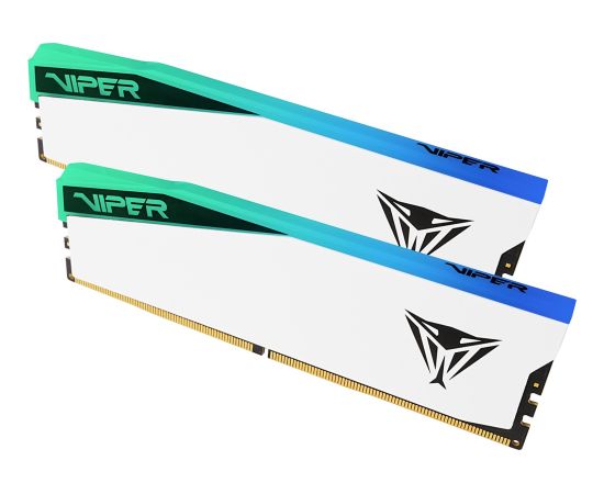 Patriot DDR5 - 96GB - 6000 - CL - 42 (2x 48 GB) dual kit, RAM (white, PVER596G60C42KW, Elite 5 RGB, INTEL XMP, AMD EXPO)