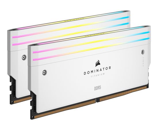 Corsair DDR5 - 48GB - 7200 - CL - 36 (2x 24 GB) dual kit (white, CMP48GX5M2X7200C36W, Dominator Titanium, INTEL XMP)
