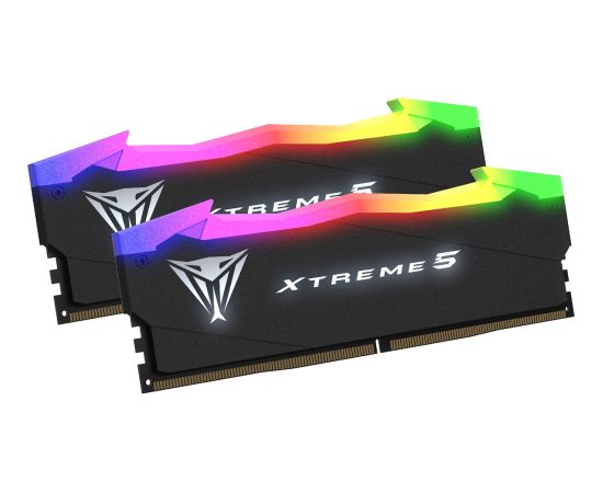 Patriot DDR5 - 48GB - 7600 - CL - 36 (2x 24 GB) dual kit, RAM (black, PVXR548G76C36K, Viper Xtreme 5 RGB, INTEL XMP)