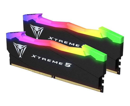 Patriot DDR5 - 48GB - 7600 - CL - 36 (2x 24 GB) dual kit, RAM (black, PVXR548G76C36K, Viper Xtreme 5 RGB, INTEL XMP)