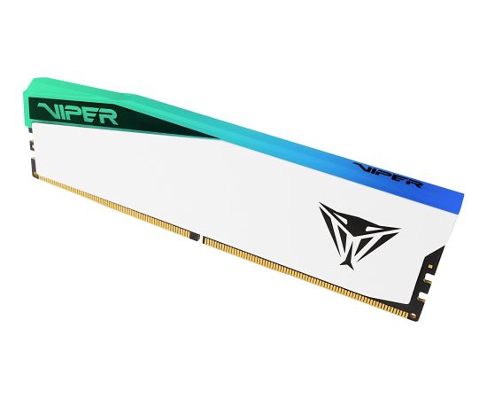 Patriot DDR5 - 32GB - 5600 - CL - 38 (2x 16 GB) dual kit, RAM (white, PVER532G56C38W, Elite 5 RGB, INTEL XMP, AMD EXPO)