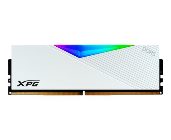 ADATA DDR5 - 64GB - 6400 - CL - 32 (2x 32 GB) dual kit, RAM (white, AX5U6400C3232G-DCLARWH, Lancer RGB, INTEL XMP)