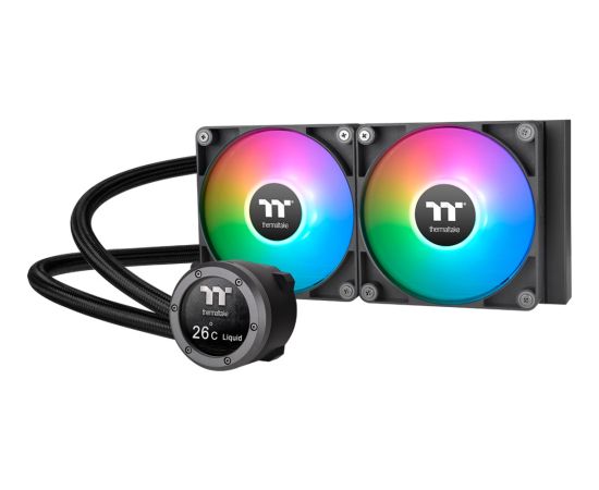 Thermaltake TH240 V2 Ultra ARGB Sync All-In-One Liquid Cooler, water cooling (black)