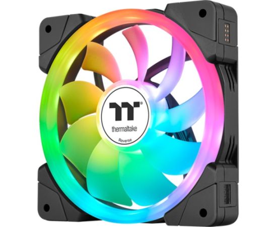 Thermaltake SWAFAN EX12 ARGB Sync PC Cooling Fan TT Premium Edition, Case Fan (black, Pack of 3)