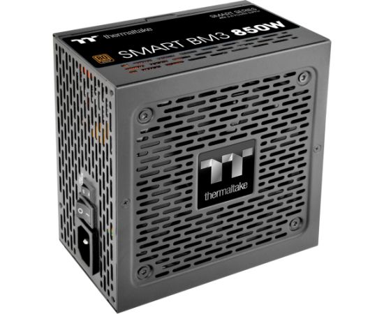 Thermaltake SMART BM3 850W, PC power supply (black, 1x 12VHPWR, 4x PCIe, cable management, 850 watts)