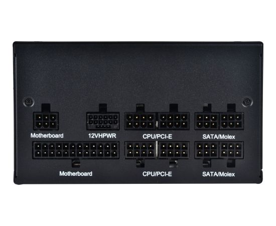 SilverStone SST-DA750R-GM 750W, PC power supply (black, 1x 12VHPWR, 4x PCIe, cable management, 750 watts) Datoru barošanas bloki