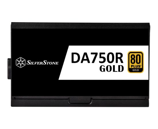 SilverStone SST-DA750R-GM 750W, PC power supply (black, 1x 12VHPWR, 4x PCIe, cable management, 750 watts) Datoru barošanas bloki