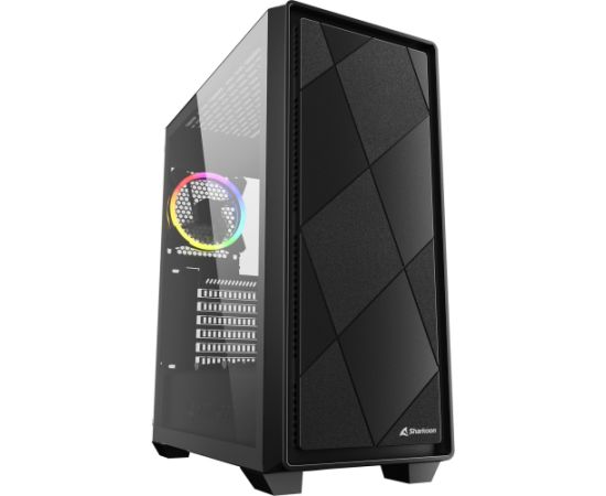 Sharkoon VS8 RGB , tower case (black, tempered glass)