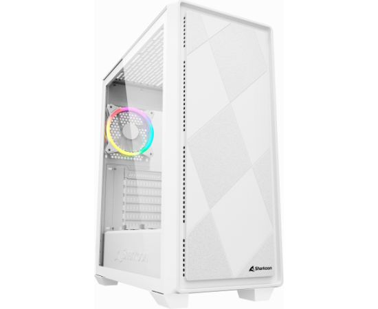 Sharkoon VS8 RGB , tower case (white, tempered glass)