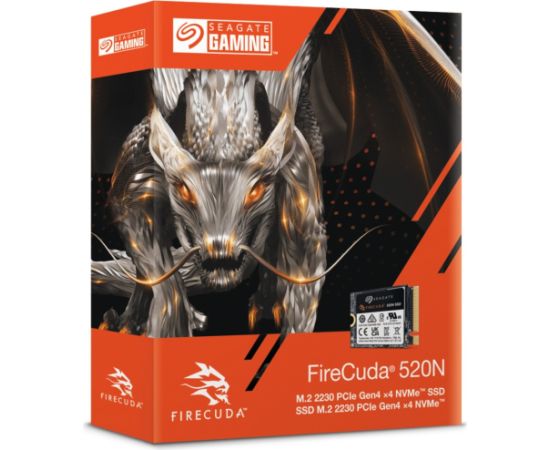 Seagate FireCuda 520N 1TB, SSD (PCIe 4.0 x4, NVMe 1.4, M.2 2230-S2)