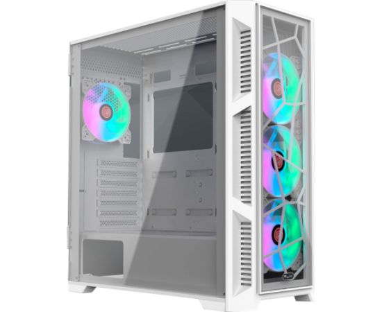 RAIJINTEK PONOS ULTRA WHITE TG4, tower case (white, front and side panels made of tempered glass)