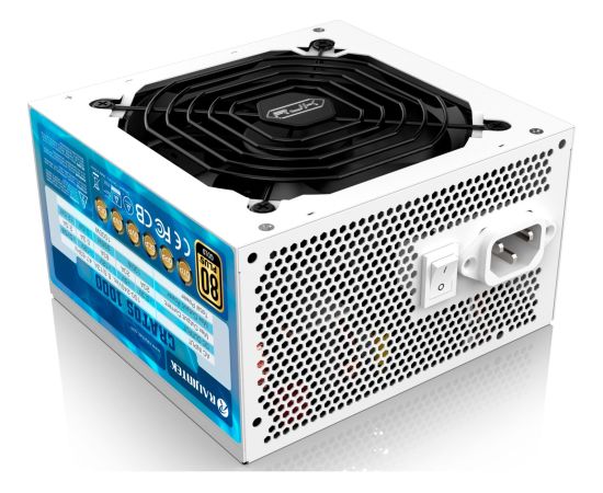 RAIJINTEK CRATOS 1000 WHITE, PC power supply (white, cable management, 1000 watts)