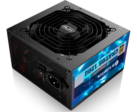 RAIJINTEK CRATOS 1200 BLACK, PC power supply (black, cable management, 1200 watts)