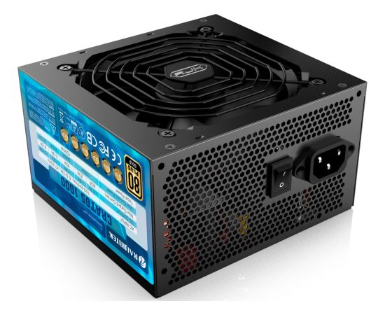 RAIJINTEK CRATOS 1000 BLACK, PC power supply (black, cable management, 1000 watts)