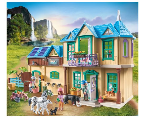 PLAYMOBIL 71351 Horses of Waterfall - Waterfall Ranch, construction toy